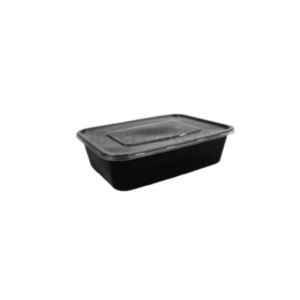 Plastic Containers Singapore - Black plastic takeaway container